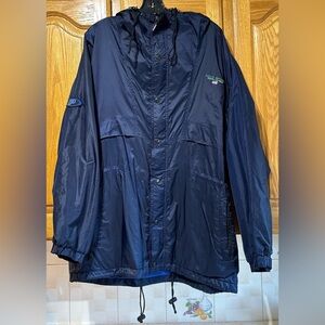 Vintage 90’s Polo Sport Ralph Lauren Dark Blue Raincoat Men’s Medium